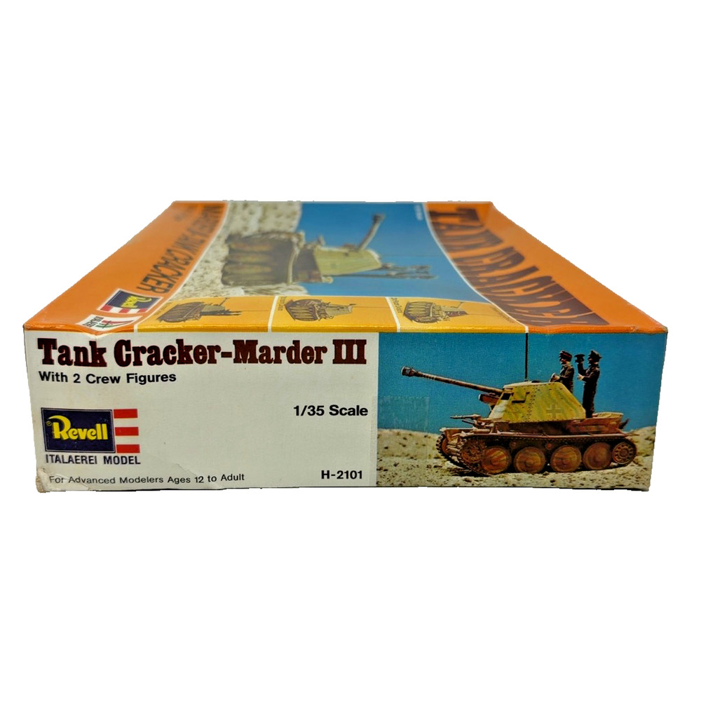 Revell H-2101 Marder III Tank Cracker 1/35 Scale Model Kit 1976 New - Picture 3 of 7